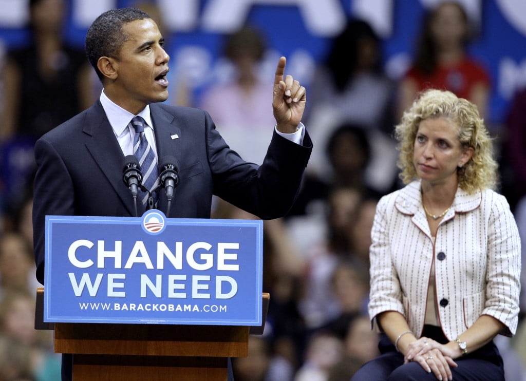 Barack Obama Debbie Wasserman Schultz