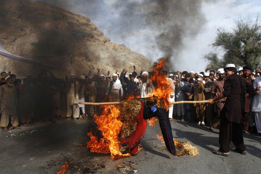 obama torched afghans