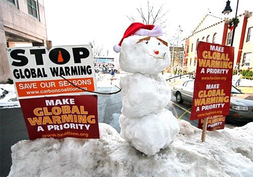 global warming protest