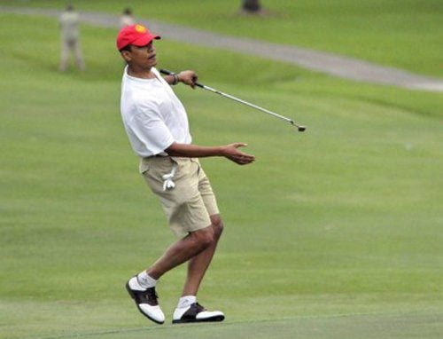 obama golf real