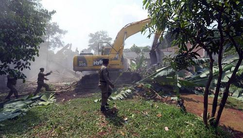 church destroyed