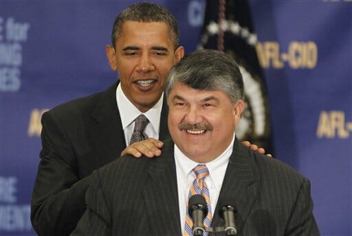 Barack Obama, Richard Trumka