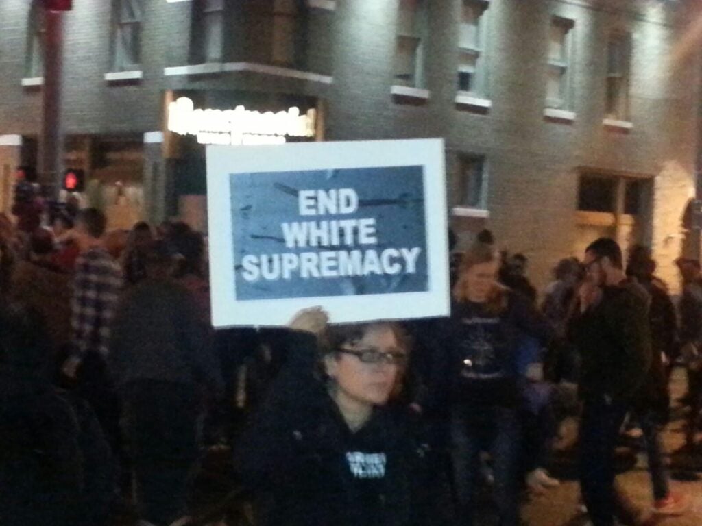 end white supremacy