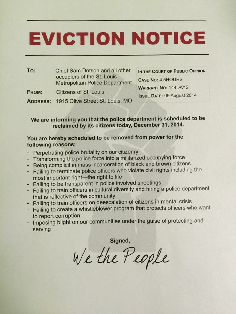 eviction notice