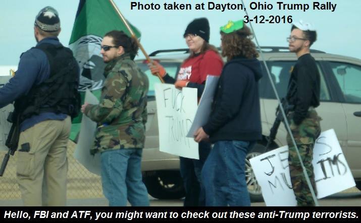 Armed Trump protesters Dayton Free Republic Travis McGee