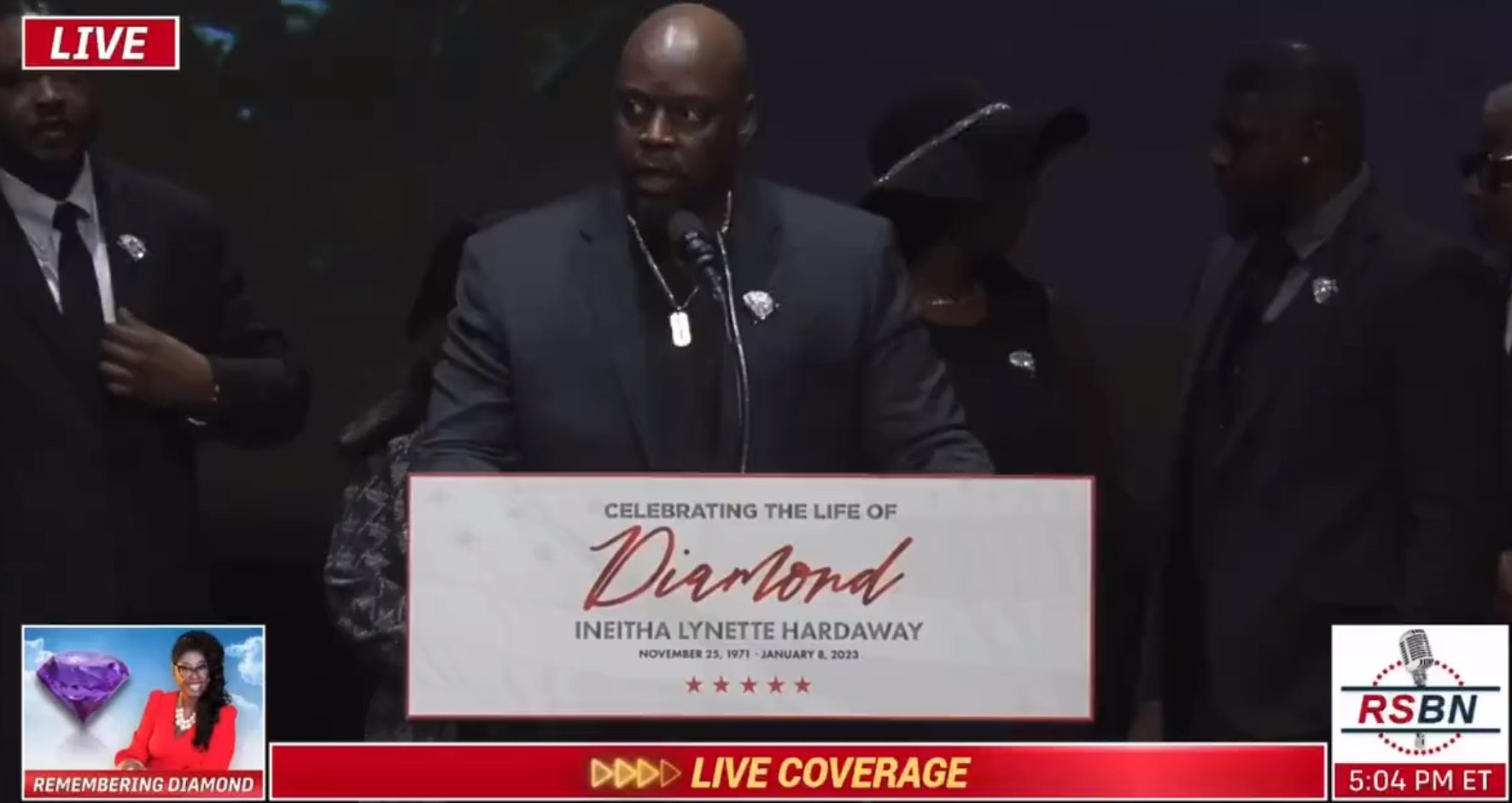“She Loved OUR President…He’s the Best President We Ever Had” – Diamond and Silk’s Brother Gives Tribute to Diamond and Recognizes President Donald J. Trump