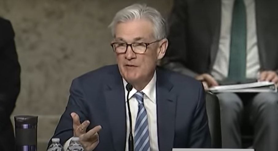 FED Chair Jerome Powell Says US Economy Is “In Strong Shape” as Economy Drops into Recession