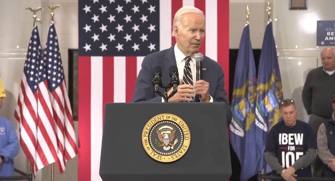 Biden to Union Workers in Michigan: “Ten Years Ago, How Many of You Knew What the Hell a Supply Chain Was?” (VIDEO)