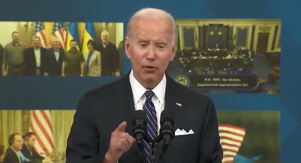 Biden Says Republicans Cannot Simultaneously Blame Him For Soaring Gas Prices and Oppose Putin’s Invasion of Ukraine (VIDEO)