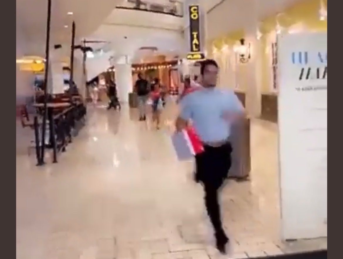 Damaged Light Fixture That Shattered at Tysons Corner Shopping Mall Causes Gun Scare (VIDEO)