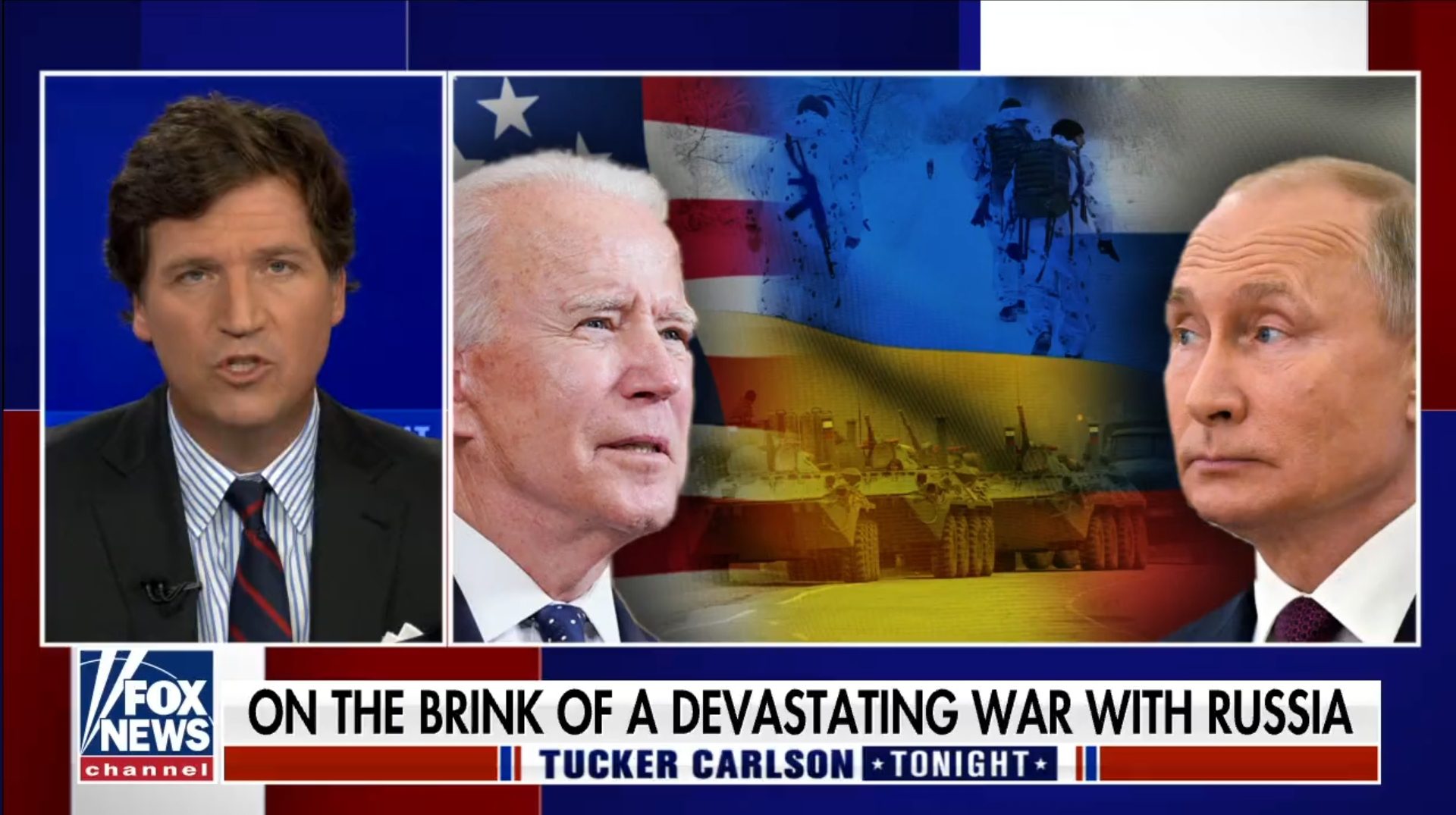 VIDEO: Guest on Tucker Carlson Sounds The Alarm Over Biden “Sleepwalking” the US to War With Russia – “It’s Not Just Nuts It’s Dangerous” – We’re “On the Precipice” Of Conflict Unseen Since WWII