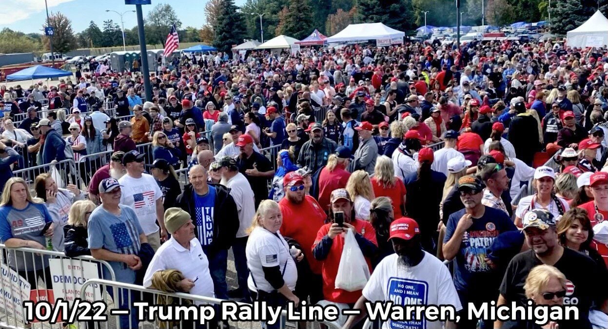 President Trump Save America Rally Tonight in Warren, Michigan – LIVE Now on RSBN