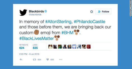 Twitter Black Power Emoji CNN