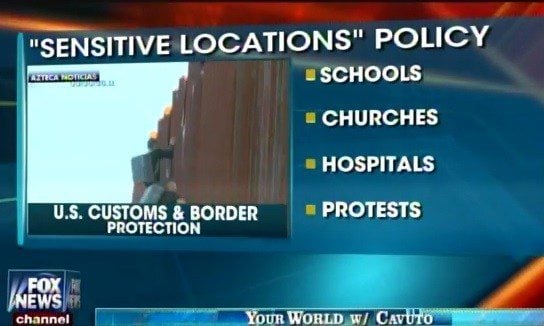 dhs sensitive locations