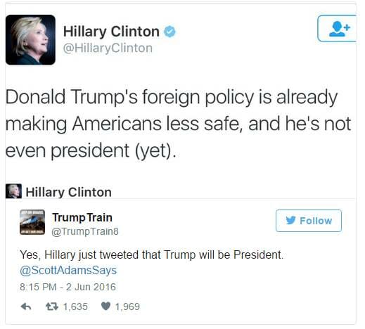 hillary trump president