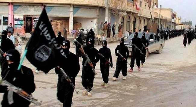 isis marching