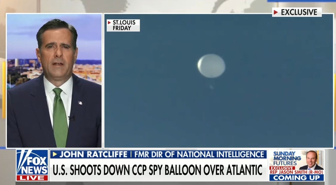 “It’s NOT True. I Can Refute It” – Former DNI Ratcliffe Is Latest Official to Confirm NO Spy Balloons Over Continental US During Trump Years! – MEDIA LIED (VIDEO)