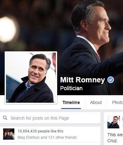 romney facebook