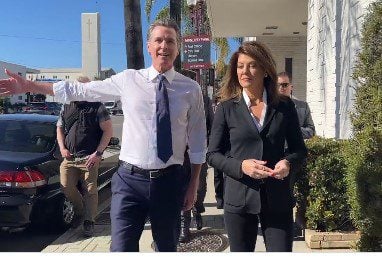 Surrounded by Armed Security Democrat Governor Newsom Tells Liberal Hack Reporter “The Second Amendment Is a Suicide Pact” (VIDEO)