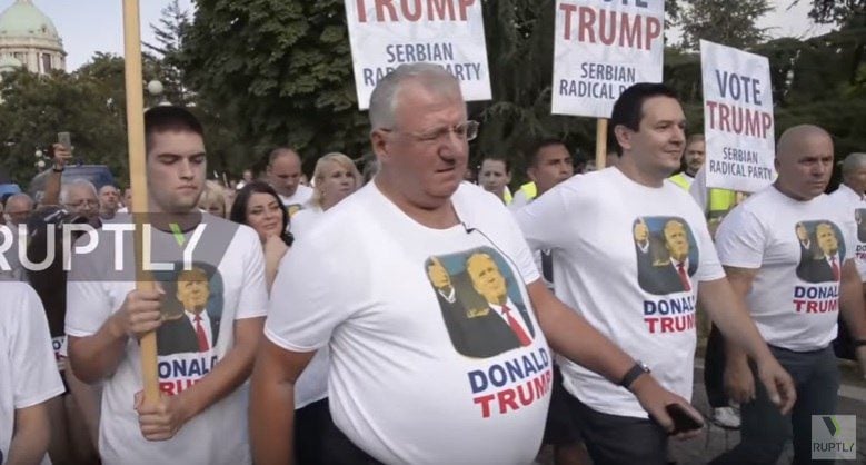 serbia trump