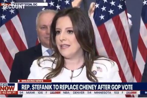 Rep. Elise Stefanik Elected GOP Conference Chair to Replace Bitter Liz Cheney After Her Emotional and Mental Collapse