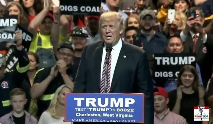 trump west virginia coal miners