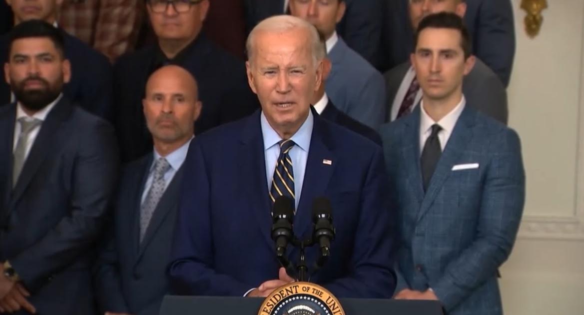 Joe Biden Admits He Is Past His Prime as He Celebrates Houston Astros 2022 World Series Victory (VIDEO)