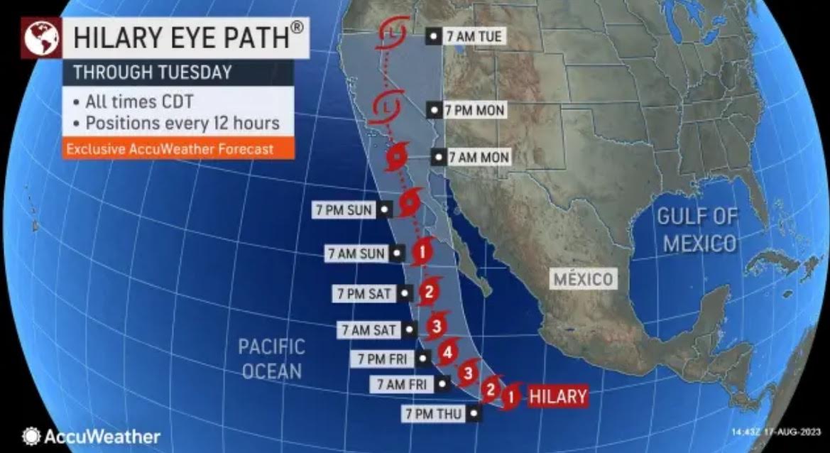 Hurricane Hilary Expected to Hit Southern California