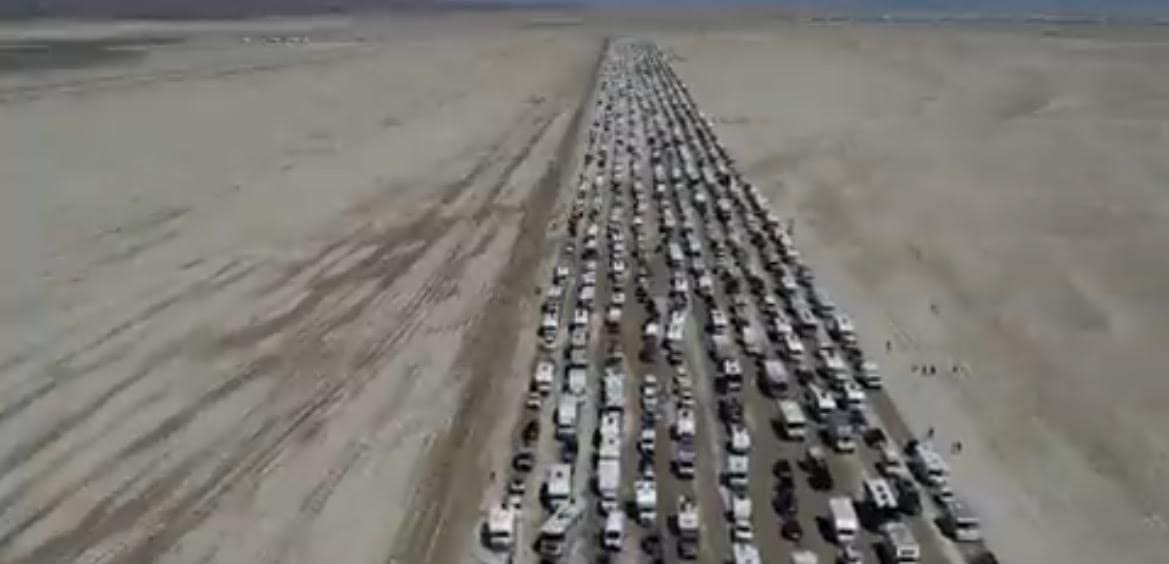 BURNING MAN MAYHEM: ‘Burners’ Brawl During Exodus From Muddy Hellhole, Playa Completely Trashed, Attendees Complain of Chemical Burns on Their Feet