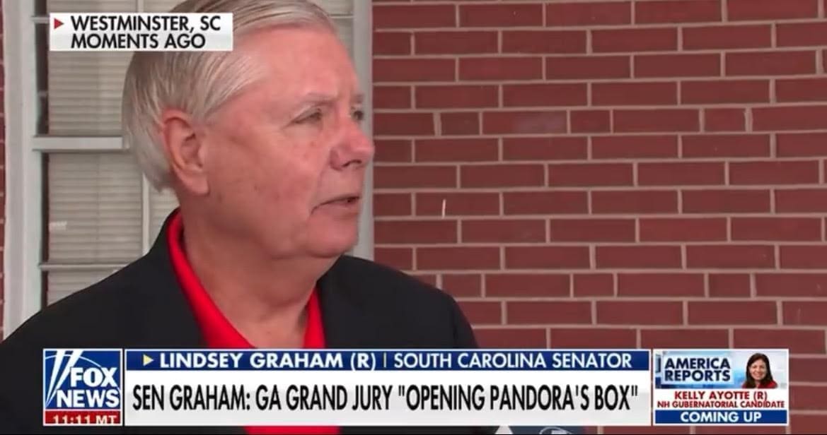 Lindsey Graham Reacts After Learning Georgia Special Grand Jury Wanted to Indict Him For Questioning State About Election Integrity (VIDEO)