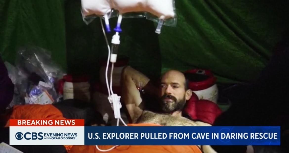 JUST IN: Ailing American Scientist Rescued from Cave in Turkey After Being Trapped For More Than a Week (VIDEO)