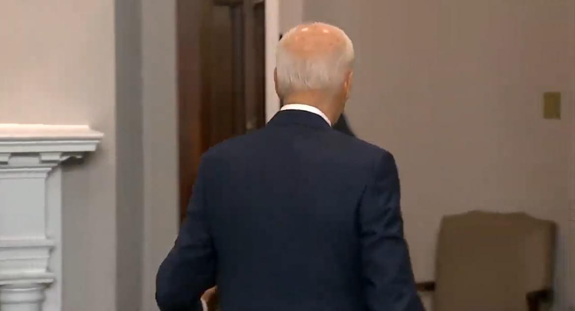 “Should Hunter Get a Pardon?” – Biden Walks Away and Shuts Door on Reporter Asking Questions About Hunter Indictment (VIDEO)