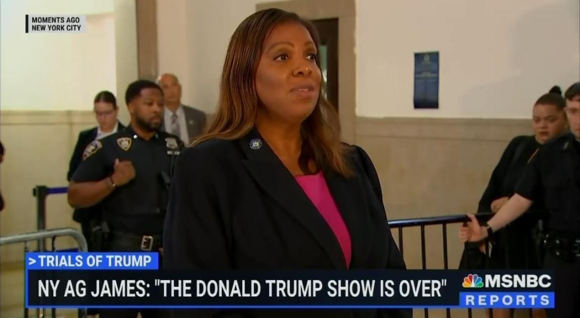 Letitia James FUMES After Trial Day 3, Accuses Trump of Fomenting Violence, Making Racist Comments (VIDEO) | The Gateway Pundit | by Cristina Laila