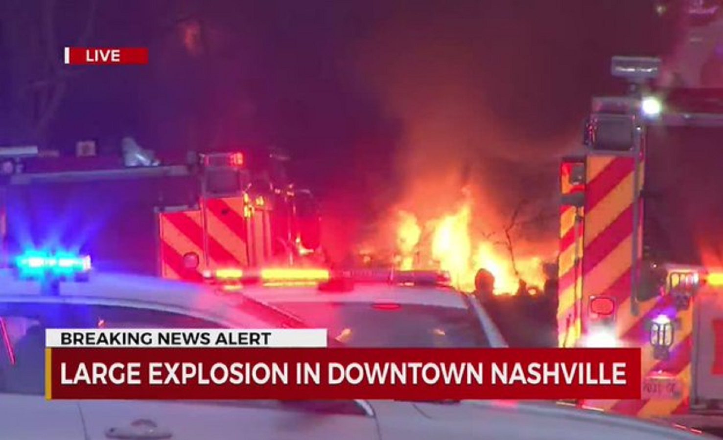 报道：纳什维尔圣诞节爆炸被警方认定为 "故意"（视频）。(photo:GatewayPundit)
