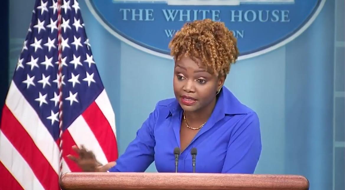 Karine Jean-Pierre Visibly Irritated After Reporter Asks Why Joe Biden Won’t Acknowledge the Existence of His 7th Grandchild (VIDEO)