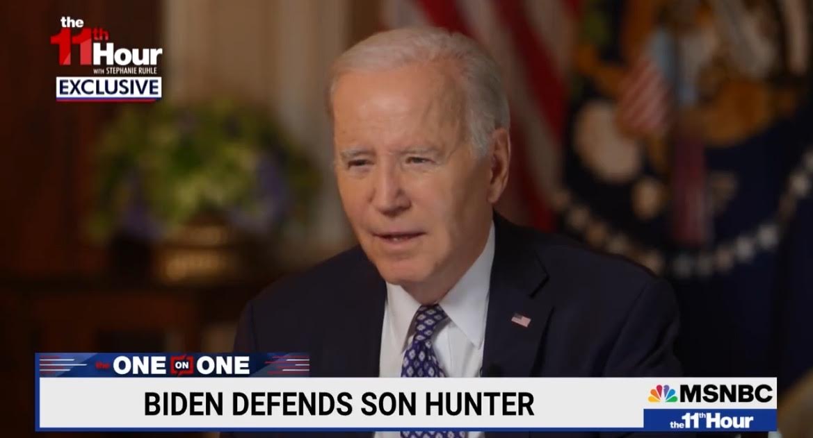 “My Son Has Done Nothing Wrong” – Joe Biden Defends Son Hunter as Feds Near Decision Whether to Bring Charges (VIDEO)