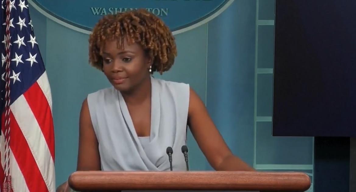 Karine Jean-Pierre Says Grocery Prices Have Skyrocketed Under Biden Because of “Avian Flu” and “Poor Weather” (VIDEO)