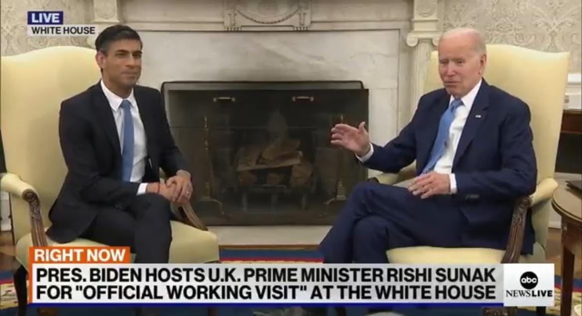 HE’S SHOT: Joe Biden Tells UK Prime Minister a Rambling Story About the Truman Balcony, Forgets Winston Churchill’s Name (VIDEO)