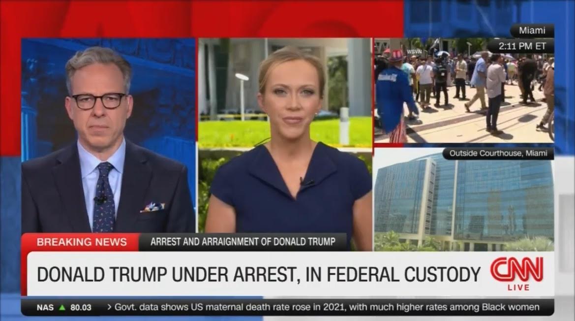 JUST IN: Trump and Aide Walt Nauta ‘Under Arrest’ At Miami Federal Courthouse – Booked, Fingerprinted