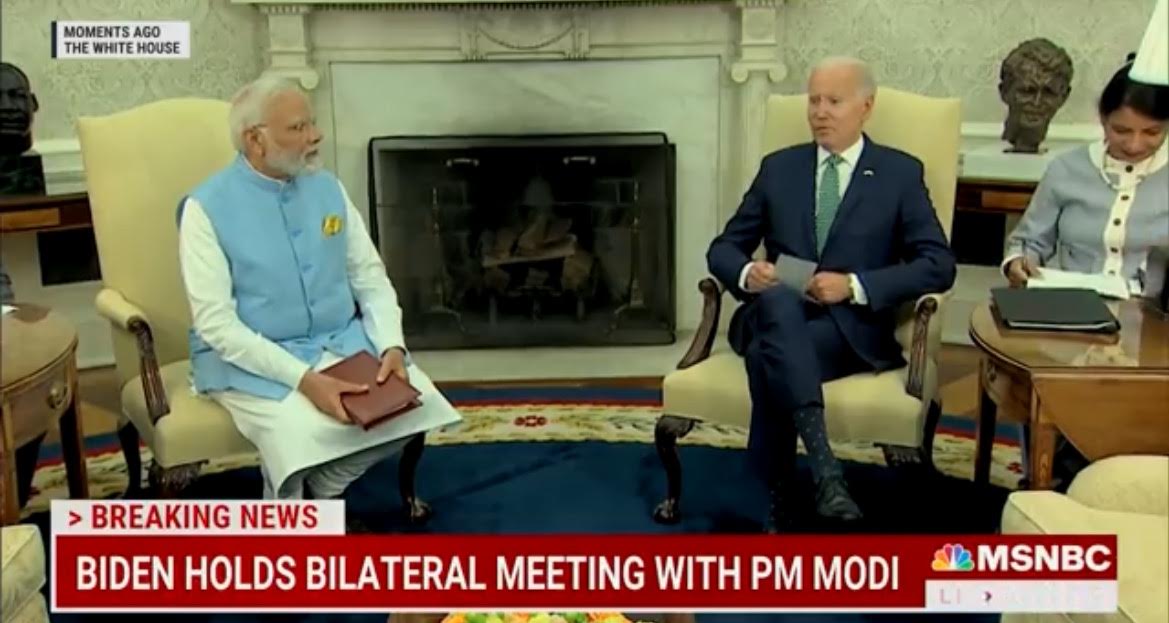 “I Just Demoted You” – Joe Biden Mistakenly Calls Indian PM Modi “Mr. President” (VIDEO)