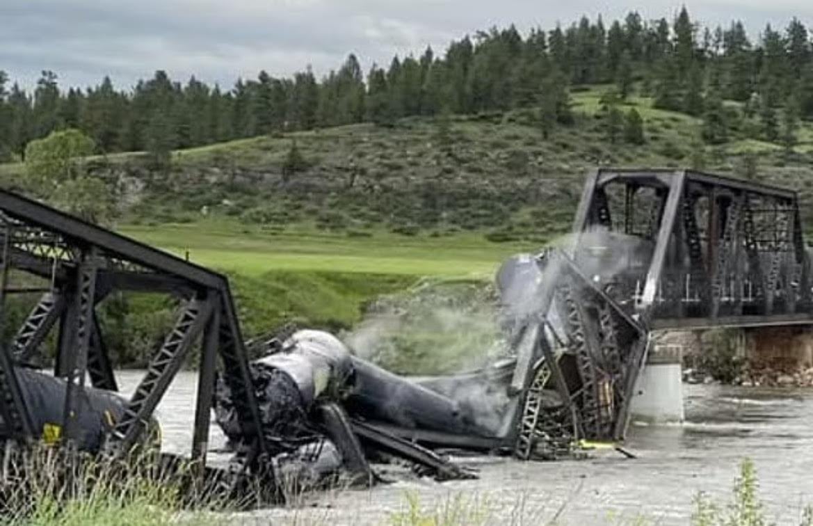 Train Plunges Into Yellowstone River in Montana After Bridge Collapses; Hazardous Spill Feared
