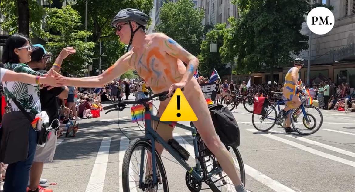Fully Naked Men Expose Their Genitalia to Children at Seattle Pride Parade (VIDEO)