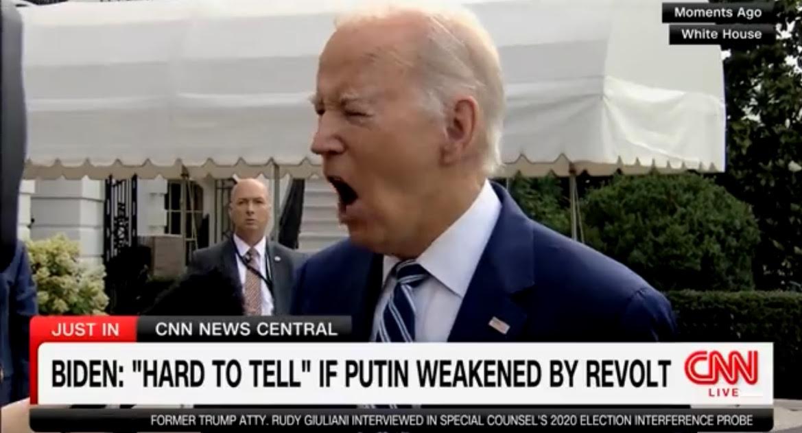 Biden SNAPS At Reporter Asking if He was Involved In Hunter’s “Chinese Shake-Down Text Message” (VIDEO)