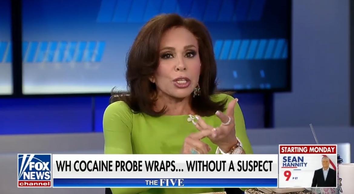 “It’s About a Biden Cover-Up!” – Judge Jeanine Pirro Goes Off Over White House Cocaine Scandal (VIDEO)