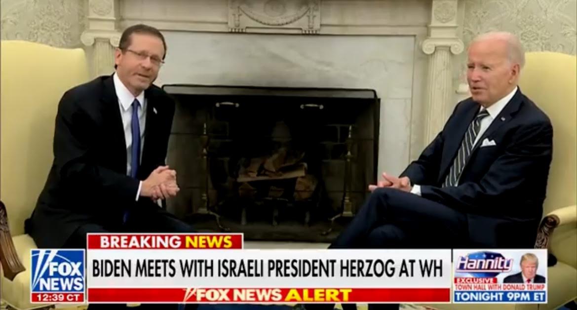 AWKWARD: Joe Biden Makes Uncomfortable Joke About His Memory Loss with Israeli President (VIDEO)