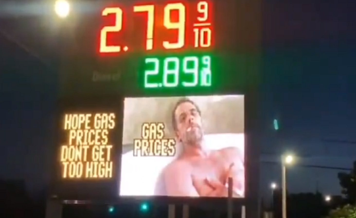 MUST WATCH: Nashville Gas Station Puts Meme of Hunter Biden on Their Sign, 'Hope Gas Prices Don't Get Too High' (VIDEO) | The Gateway Pundit | by Cassandra MacDonald