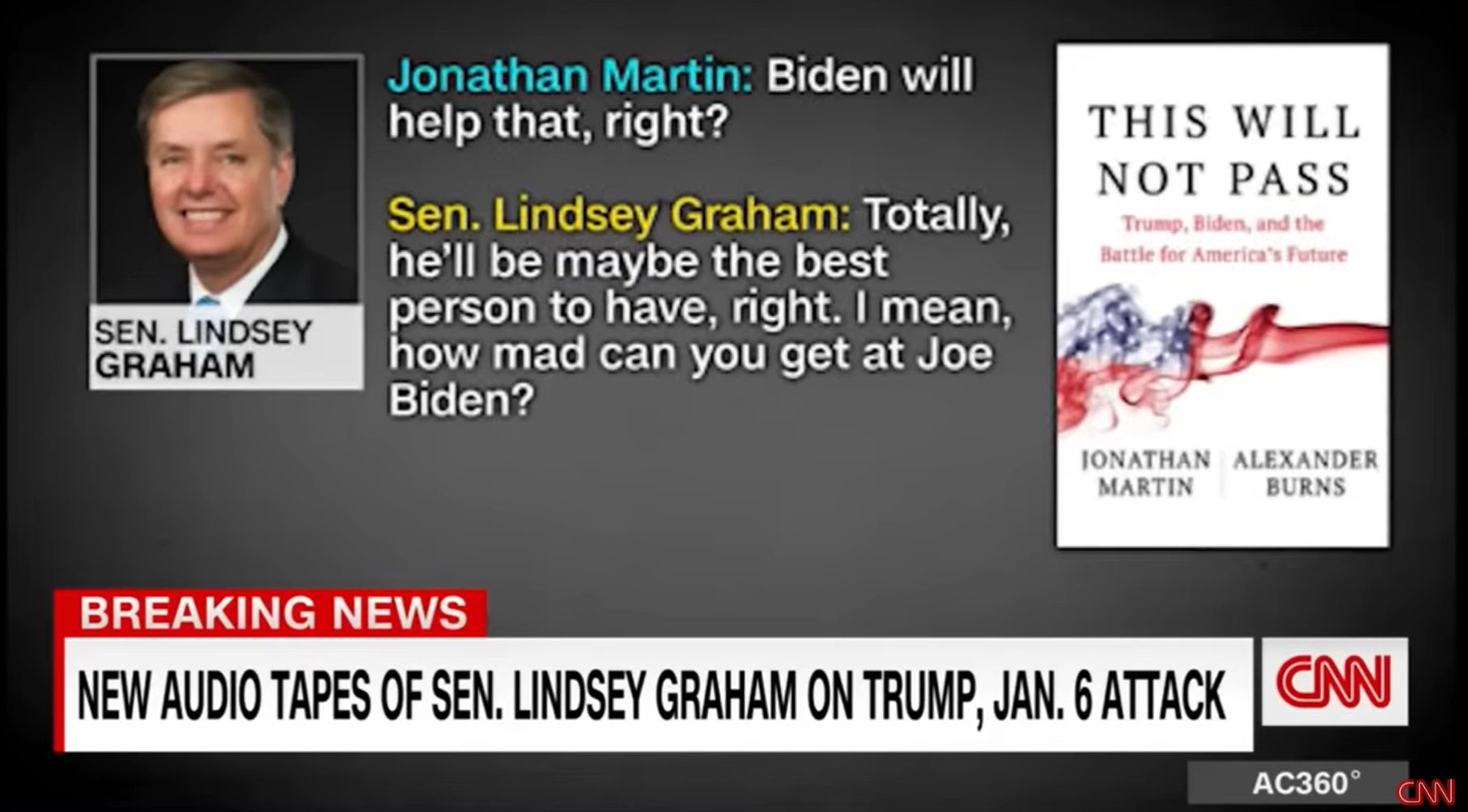 LISTEN: Bombshell Audio Reveals Lindsey Graham Claiming Nation Will Unify Around Biden After Jan. 6, Saying He’s ‘Maybe the Best Person to Have, Right?’