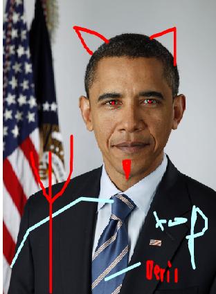 obama devil