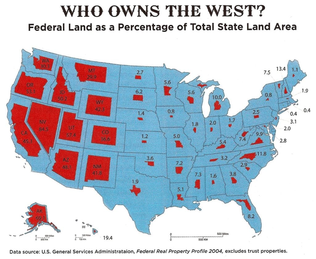federal land map
