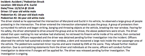 real police report car